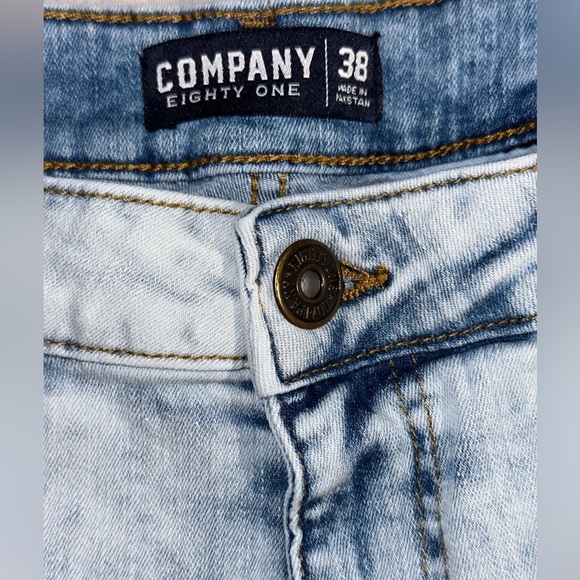 Company Eighty One 5 pocket white wash shorts size 38 - Picture 3 of 6